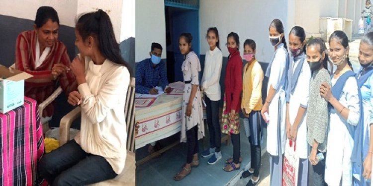 NEWS: कोरोना से जंग, वैक्सीनेशन महाअभियान, रामपुरा में छात्र-छात्राओं को लगाया दूसरा डोज, दिखाई दिया उत्साह, पढ़े रुपेश सारू की खबर