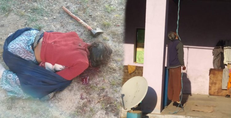 BIG BREAKING : पुजारी फांसी के फंदे पर झूलता मिला ,तो पत्नी की खून से सनी मिली लाश,फैली सनसनी, पुलिस जुटी जांच में,मामला रतनगढ़ थेन के अलोरी गरवाड़ा का,पढ़े ये खबर