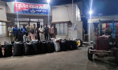 BIG BREAKING: मुखबीर की सूचना पर गरोठ POLICE की कार्यवाही, ट्रैक्टर-ट्रॉली से जब्त किया 22 लाख का मादक पदार्थ, मौके से दो आरोपी गिरफ्तार, पढ़े खबर