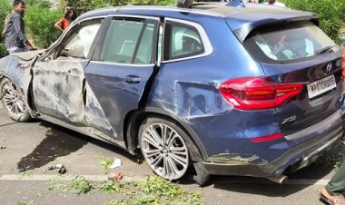 BIG BREAKING: महू-नीमच हाईवे पर हादसा, साइकिल सवार को बचाने में पलटी लक्जरी कार, पूरी तरह हुई क्षतिग्रस्त, अंदर बैठे लोगों की इस हाईटैक फीचर ने बचा ली जान !... पढ़े खबर