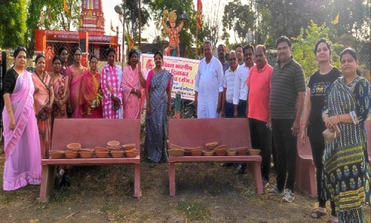 NEWS: जीव दया के लिए आगे आया NSSG, ग्रीन बेल्ट गार्डन पर 51 सकोरे रख की शुरुआत, पढ़े खबर