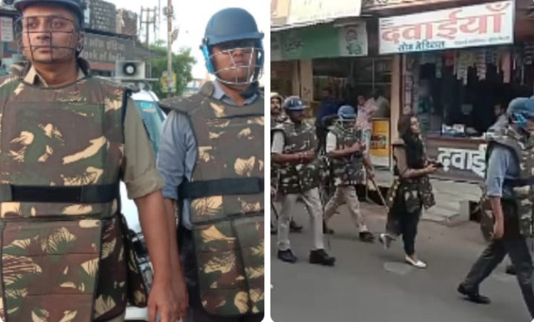 BIG BREAKING: नीमच सिटी में प्रशासन व पुलिस ने भारी बल के साथ निकाला फ्लैग मार्च, साथ ही की ये अपील, पढ़े खबर