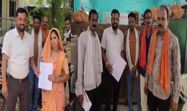 BIG NEWS: उत्साह के साथ कार्यालय पहुंची पूजा शर्मा, धामनियां सरपंच पद की दावेदारी को तैयार, दमदारी से नामांकन किया दाखिल, ये भी रहें मौजूद, पढ़े खबर