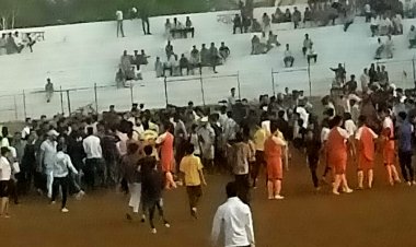 BIG BREAKING: पहले गलत निर्णय से बदला रैफरी, फिर खिलाडिय़ों में हुआ विवाद, खेल खत्म होने से पूर्व एक टीम ने छोड़ा मैदान, कौन बना विजेता, पढ़े खबर