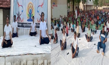 NEWS: अंतर्राष्ट्रीय योग दिवस, शा.उ.मा.वि क्रमांक- 2 में सामूहिक योगाभ्यास संपन्न, इन्होंने निभाई सहभागिता, पढ़े खबर