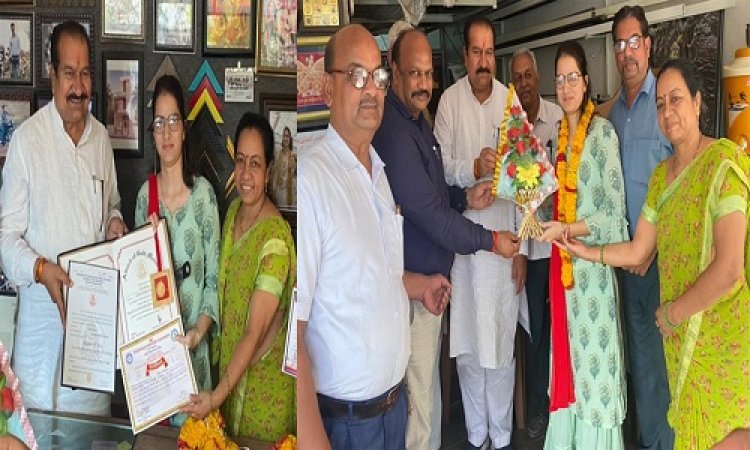 NEWS: विधायक दिलीप सिंह परिहार ने की आर्कियोलॉजिस्ट ओशिन शर्मा से मुलाकात, उपलब्धी पर दी बधाई, कहीं ये बड़ी बात, पढ़े खबर