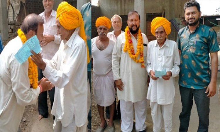 ELECTION NEWS: ग्राम पंचायत पिपलोन में चुनावी दंगल, विष्णु प्रसाद शर्मा ने लिया मतदाताओं का आशीर्वाद, पढ़े खबर