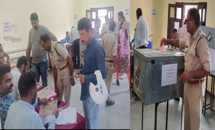 ELECTION NEWS: उत्कृष्ट विद्यालय में निर्वाचन कर्तव्य मतपत्र से किया मतदान, इतने कर्मचारी हुए शामिल, पढ़े खबर