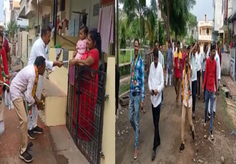 ELECTION NEWS: नगरीय निकाय चुनाव, वार्ड-12 का चुनावीरण, कांग्रेस के दिग्गज नेताओं का जनसंपर्क, प्रत्याशी विकास ने रहवासियों के सामने झुकाया सिर, अमूल्य वोट देने की अपील, पढ़े खबर