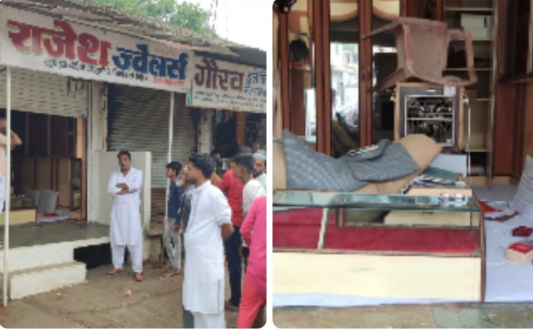 BIG NEWS: चोरों ने कराई शहर के बीच आमद दर्ज, मूलचंद मार्ग पर ज्वैलरी दुकान को बनाया निशाना, फिर दिया इस बड़ी वारदात को अंजाम, केन्ट पुलिस जुटी दो नकाबपोश की तलाश में, पढ़े खबर