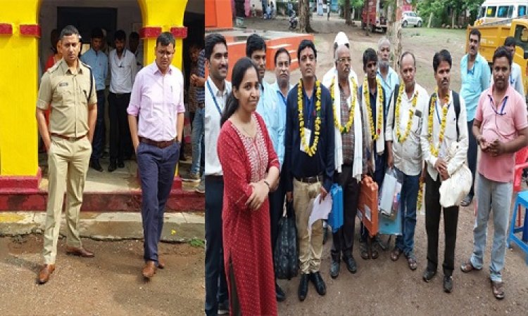 ELECTION NEWS: जिला कलेक्टर और एसपी पहुंचे रतनगढ़, केंद्रों का लिया जायजा, रतनगढ़ में शांतिपूर्ण तरीके से मतदान संपन्न, पढ़े खबर