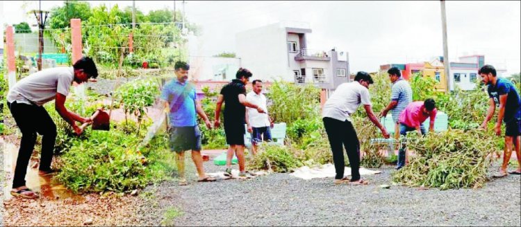NEWS: गणपति विकास समिति ने चलाया सफाई अभियान, गणेश गार्डन में किया श्रमदान, अवकाश का रहवासियों ने किया उपयोग, पढ़े खबर