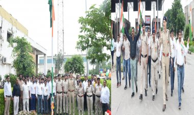 HAPPY INDEPENDENCE DAY : नयागांव परिवहन चैकपोस्ट पर स्वतंत्रता दिवस की धूम, प्रभारी खान के नेतृत्व में किया ध्वजा रौहण, फिर पौधरोपण भी, पढ़े खबर