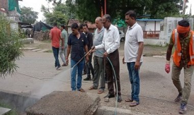NEWS :  पिपलियामंडी नगर परिषद द्वारा नगर के 15 वार्डो में कीटनाशक दवाई छिड़काव कार्य शुरू,इतने दिन तक रहेगा जारी, पढ़े खबर........