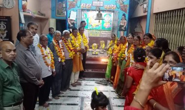 NEWS: चारो धाम की यात्रा संपन्न, अब नगर में हुआ आगमन, तो ढोल-ढमाको की थाप पर किया भव्य स्वागत, पढ़े खबर