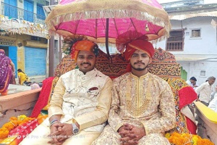 NEWS: चिताखेड़ा के वैभव, प्रतीक का बडे धूमधाम से निकला वरघोड़ा, जिला पंचायत अध्यक्ष सहित ये रहे मौजूद, पढ़े खबर.....