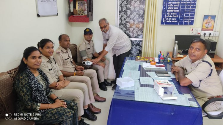 NEWS : पुलिसकर्मियों के लिए लगाया स्वास्थ्य परीक्षण शिविर, पढ़े ये खबर