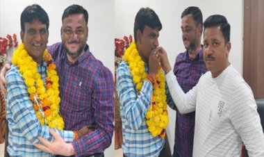 NEWS: TIMES NOW के दफ्तर पहुंचे पटवारी संघ जिलाध्यक्ष, नीमच जिला प्रेस क्लब के नव निर्वाचित अध्यक्ष श्याम गुर्जर को दी बधाई, पहनाएं पुष्पाहार, पढ़े खबर