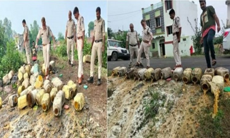 BIG NEWS: मंदसौर पुलिस की बड़ी कार्यवाही, ग्राम शक्करखेड़ी के बाछडा डेरों में दबिश, पहले लहान किया जब्त, फिर मौके पर ही किया नष्ट, पढ़े खबर
