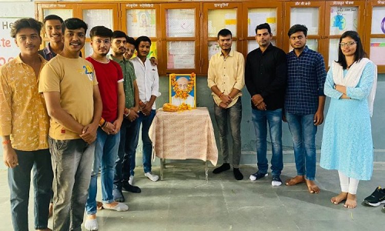 NEWS: अ.भा.वि.प. ने मनाई सरदार वल्लभ भाई पटेल की जयंती, माल्यार्पण कर किया याद, बताया योगदान, पढ़े रुपेश सारू की खबर