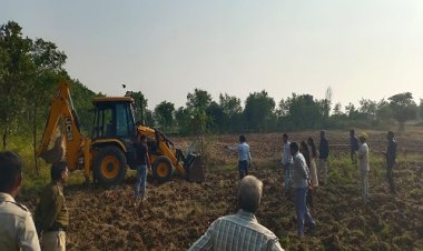 BIG NEWS: राजस्व और पुलिस टीम पहुंची ग्राम कुचड़ौद, सीमांकन कर खोला रास्ता, मामला किसान और BJP नेता की मौत  का, पढ़े खबर