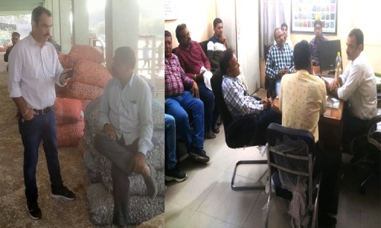 NEWS: सचिव पटेल ने किया मंडी का निरिक्षण, तो इन्होंने लगाई दौड़, फिर कार्यालय में बुलाया इस उपज के व्यापारियों को, ली आवश्यक बैठक, पढ़े महेंद्र अहीर की खबर