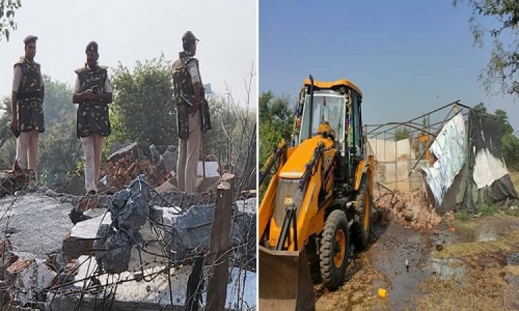 BIG NEWS: नकली खाद के कट्टे किये जप्त, फिर आरोपी फरार, अब पुलिस-प्रशासन की कमर तोड़ कार्यवाही, अवैध गोदाम व घर पर चला बुल्डोजर, एक करोड़ की भुमि कराई मुक्त, मामला- मंदसौर जिले का, पढ़े खबर