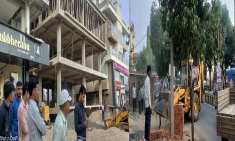BIG NEWS: नीमच के अंबेडकर मार्ग पर बिल्डिंग का निर्माण, शिकायत के बाद अतिक्रमण हटाने पहुंचा अमला, फिर बिना कार्यवाही के लौटी न.पा. की टीम, क्या बीच में कूद पड़ी नेता नगरी...! या मामला कुछ और, पढ़े खबर