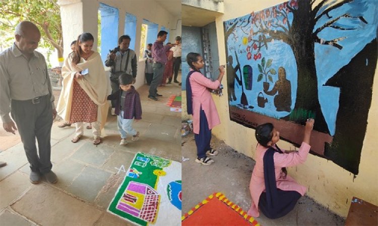 NEWS: CM राइस स्कूल में प्रतियोगिताओं का आयोजन, झांसी की रानी नाटिका का मंचन, छात्राओं ने बनाई रंगोली और वॉल पेंटिंग, नपाध्यक्ष स्वाति चौपड़ा ने किया अवलोकन, मेडल-प्रशस्ति पत्र देकर किया पुरुस्कृत, पढ़े खबर
