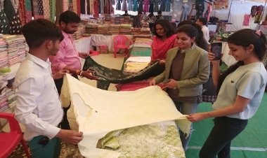 NEWS: हस्तशिल्प मेला, लखनऊ की चिकनकारी कला नीमच में, कौनसा काम होगा था नवाबों के यहां, पढ़े खबर