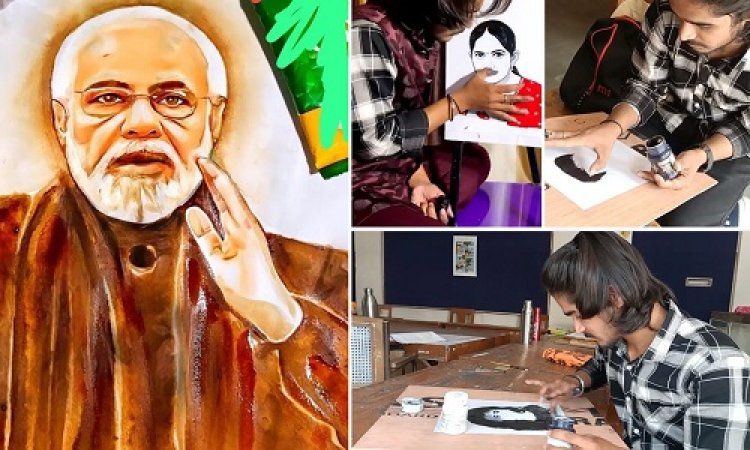 WOW ! ये कलाकार कमाल का, उबलती चाय से बना डाला PM मोदी का चित्र, देश-दुनियां में सिंटू के चर्चे, आप भी हो जाएंगे कायल, पढ़े खबर