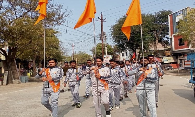 NEWS: बजरंग दल ने मनासा नगर में निकाला शौर्य संचलन, पूर्ण गणवेश के साथ मिलाये कदम ताल, जगह-जगह हुआ भव्य स्वागत, पढ़े मनीष जोलान्या खबर