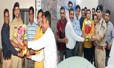 BIG BREAKING: जिले के नए पुलिस कप्तान अमित कुमार तौलानी पहुंचे SP ऑफिस, पदभार किया ग्रहण, कहीं ये बड़ी बात, नीमच जिला प्रेस क्लब ने किया WELCOME...! पढ़े ये खबर