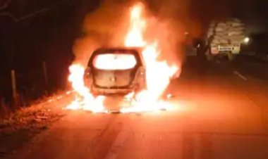 NEWS : कोटा-चित्तौड़गढ़ हाईवे पर अचानक गाड़ी में लगी आग, कार में होटल मालिक जिंदा जला, पढ़े खबर,