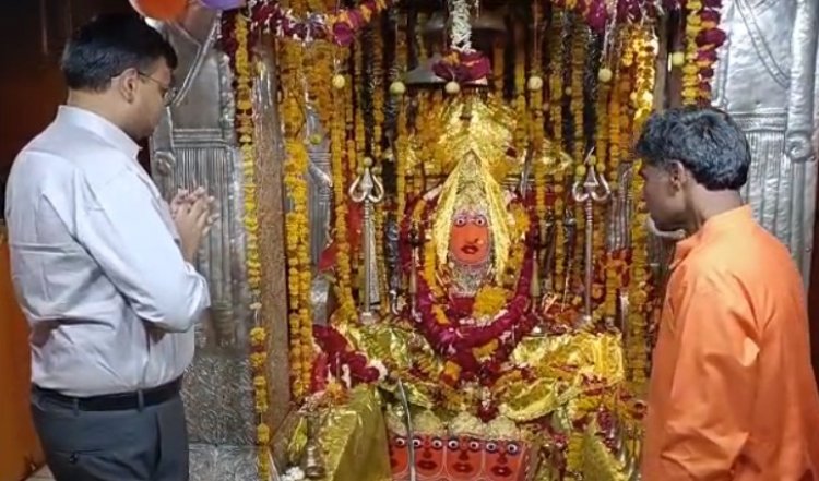 NEWS : जिला कलेक्टर मयंक अग्रवाल पहुंचे भादवामाता, दर्शन कर लिया आशीर्वाद, पढ़े खबर,