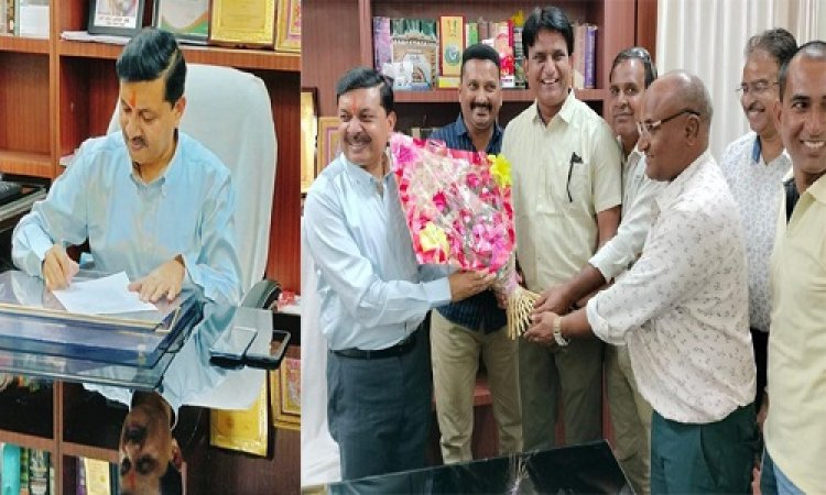 BIG BREAKING: जिले के नवागत कलेक्टर दिनेश जैन पहुंचे नीमच, पदभार किया ग्रहण, नीमच जिला प्रेस क्लब ने किया स्वागत, पढ़े खबर