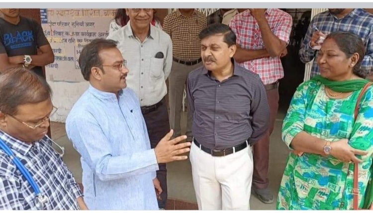 NEWS: कलेक्टर जैन ने किया जिला अस्पताल का निरिक्षण, बाहेती ने समस्याओं से कराया अवगत, पढ़े खबर