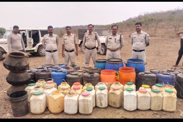 NEWS : अवैध शराब के विरूद्ध जीरन पुलिस कि कार्यवाही, 03 प्रकरण दर्ज 2500 लीटर लहान किया नष्ट, पढ़े खबर