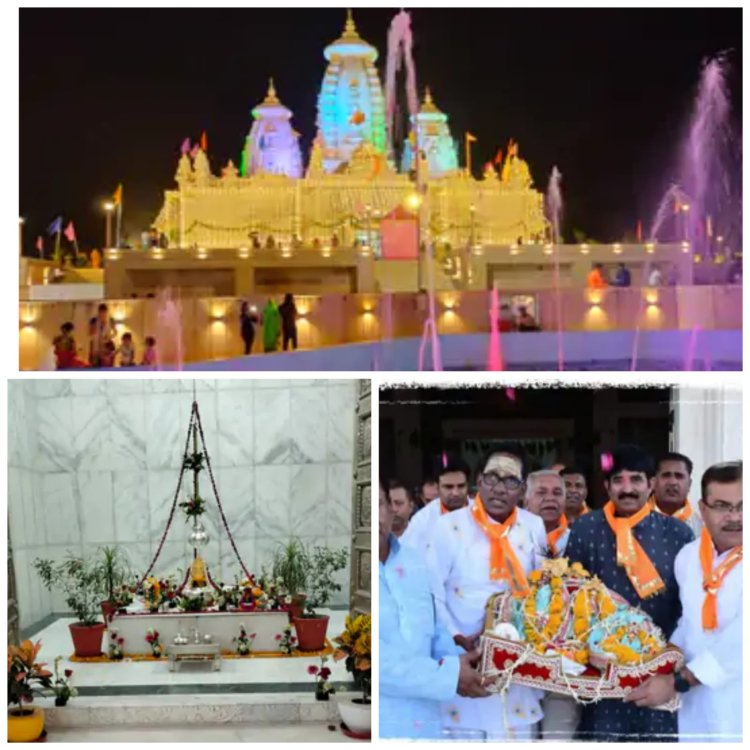 NEWS : श्री राधाकृष्ण मन्दिर हुआ जगमग, फूलों की खुशबू के बीच दर्शन कर आनंदित हुए भक्तजन, पढ़े खबर