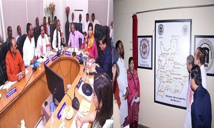BIG NEWS: प्रभारी मंत्री उषा ठाकुर का नीमच जिले में प्रवास, मुख्यमंत्री लाडली बहना योजना व जनसेवा अभियान के कार्यो की समीक्षा, अधिकारीयों को दिए आवश्यक निर्देश, इस नक्शे का भी किया अनावरण, पढ़े खबर