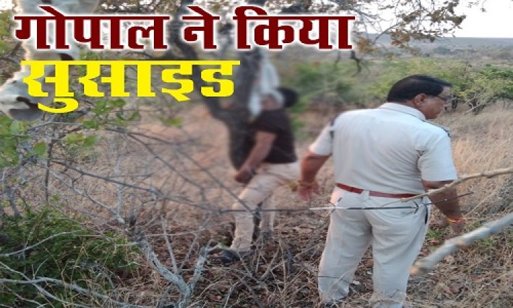 BIG BREAKING: जंगलों में लटका मिला गोपाल का शव, सुसाइड का तरीका देख पुलिस भी हैरान, क्यों कर ली आत्महत्या...! मामला जीरन थाना क्षेत्र का, पढ़े ये खबर