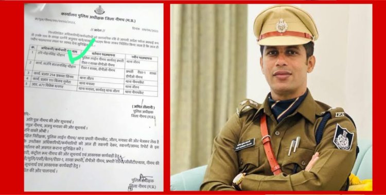 BIG BREAKING : पुलिस कप्तान अमित तोलानी ने फिर किये फेरबदल,दो अधिकारी सहित ये हुए प्रभावित,किसे कहां भेजा गया देखे खबर में लिस्ट