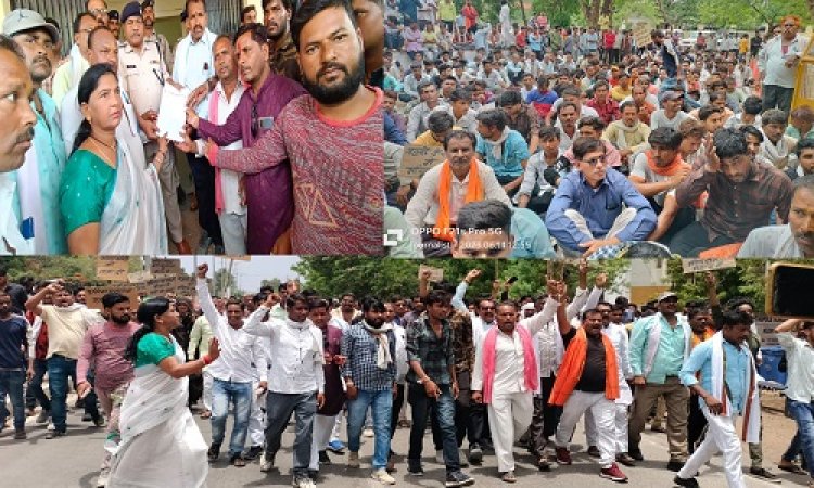 BIG NEWS: मीणा समाज के सैकड़ों लोग उतरे सड़कों पर, SP कार्यालय पहुंच सौंपा ज्ञापन, की ये बड़ी मांग, मामला- अरनिया मामादेव गांव में हुए खुनी संघर्ष का, पढ़े खबर