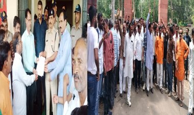 BIG NEWS: सर्व नागदा  ब्राह्मण और गुर्जर समाज में आक्रोश, एसपी कार्यालय पहुंच सौंपा ज्ञापन, निष्पक्ष जांच के साथ इस प्रकरण को खत्म करने की मांग, मामला- ग्राम गिरदौड़ा-कानाखेड़ा के बीच हुए जमीन विवाद का, पढ़े खबर