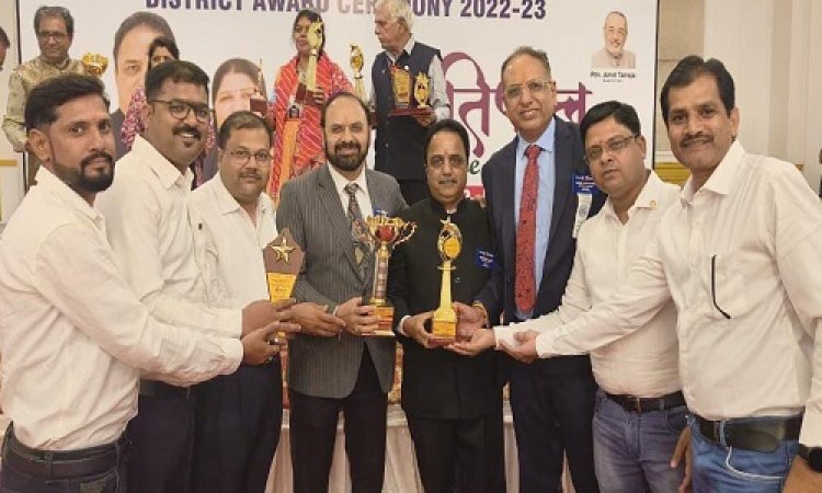 NEWS: रोटरी डायमंड का सत्र 2022-23, और अध्यक्ष दीपक ऐरन ने हासिल किया बेस्ट प्रेसिडेंट का खिताब, बीते 9 सालों से इस सेवाकार्य में अग्रणीय है क्लब, पढ़े ये खबर