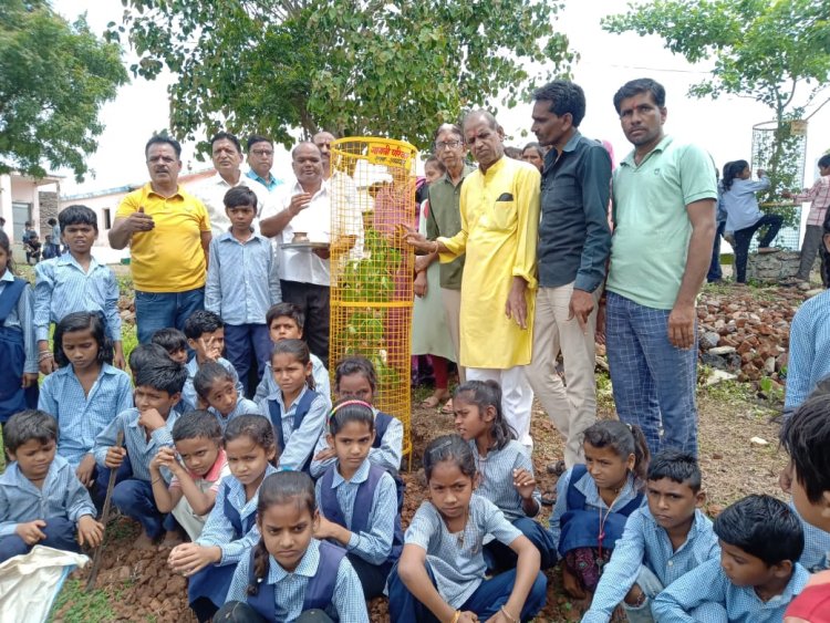 NEWS: जूनापानी विद्यालय में वृक्षारोपण कार्यक्रम संपन्न, बच्चों के साथ इन्होंने रौंपे पौधे, पढ़े खबर