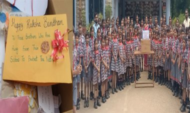 NEWS: नीमच के इस स्कूल की बड़ी पहल, बहनों ने बनाई राखी, और भेजी देश की सीमा पर, अब सजेगी सैनिकों की कलाई में, कुछ इस तरह मानेगा रक्षाबंधन, पढ़े खबर