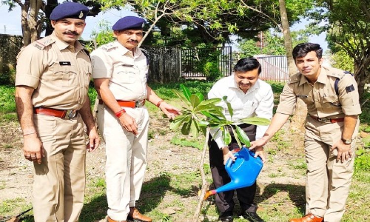 NEWS: कलेक्टर एवं एसपी ने पुलिस लाइन नीमच में किया पौधारोपण, दिया ये संदेश, पढ़े ये खबर