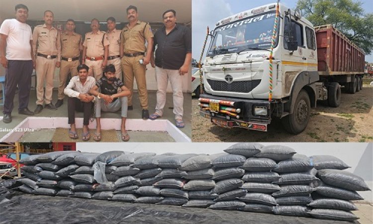 BIG NEWS: मादक पदार्थ की बड़ी खैप की स्मगलिंग, डिलेवरी देने निकले दो तस्कर, सुचना पर नयागांव पुलिस ने घेरा, फिर ट्रेलर से क्विंटलों में डोडाचूरा जप्त, मनोज व विकास भी गिरफ्तार, पढ़े ये खबर
