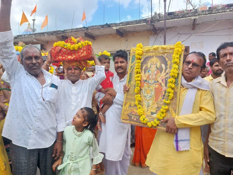 NEWS: ग्राम पंचायत मोखमपुरा में सात दिवसीय श्रीमद भागवत कथा का आयोजन, नगर में निकाली भव्य कलश यात्रा, पढ़े खबर